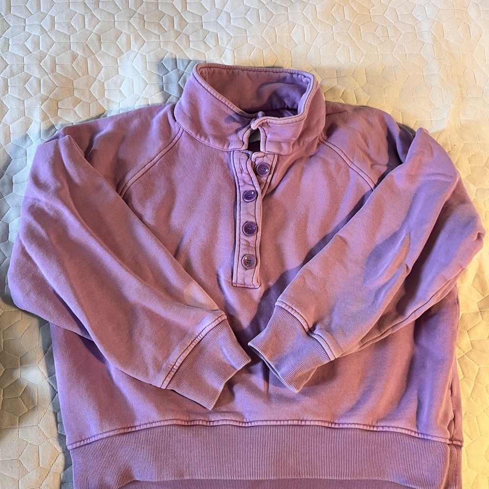 Citizens Of Humanity Lavender Pullover Hoodie
